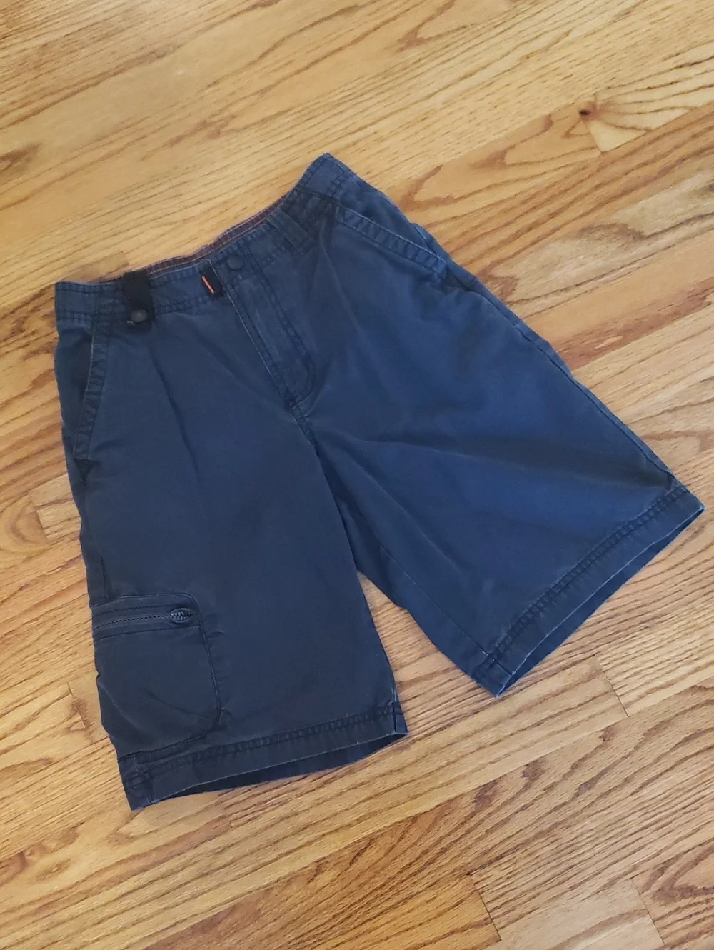 GAP Navy Blue Cargo Shorts With Adjustable Waist Size: 8